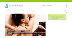 Desktop Screenshot of annuaire-du-massage.be